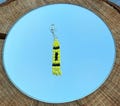 Yellow Crayon Zipper Charm