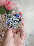 Army mom badge reel/army badge
