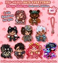 PREORDER Bedroom Date Everything | 1.5in Rainbow Phone Charms
