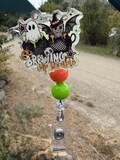 Glow in the Dark Halloween Badge Reel: Brewing Up Trouble
