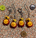 Apple Miff Bunny Phone charm Keychain
