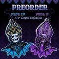 PREORDER | Ghost Papa IV and Papa V 3.5 inch Acrylic Keychains