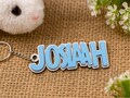 Personalized Kids Name Tag – Custom Backpack Keychain, Luggage Tag, Diaper Bag Tag, Cute Name Keychain for School