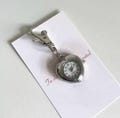 Vintage Heart Watch Keychain, Y2K Clock Bag Charm, Silver Watch Keychain, Retro Purse Pendant, Phone Charm, Unique Watch Gift for Her