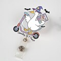 Halloween SLP Silly Goose Badge Reel, Funny SLP Badge, Speech Pathologist Gifts, SLP Goose Badge Reel