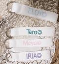 Personalized Key Fob Keychain | Custom Embroidered Name Keychain Strap | Custom Text Wrist Lanyard/Add Embroidered Name, Phrase