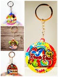 Double Sided Puerto Rico Key Chain