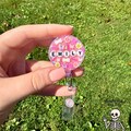 Custom Badge Reel | Personalized Name or Title | Glitter & Design Options | Alligator or Belt Clip