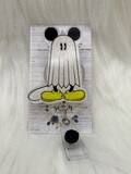 Mouse ghost Badge Reel: Halloween Nurse Gift-mri safe-lanyard-Christmas gifts-cna-funny badge reels-Christmas gifts