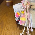 Handmade Labubu Keychain Charm – Cute Doll Pendant with Fries, Drink and Rope Strap, Bag Charm & Key Ring Accessory