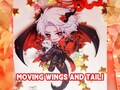 MOVING WINGS Love And Deepspace 3” Interactive Moving Wings and Tail Acrylic Keychain Chibi Abysm Sovereign Dragon Sylus , LADS