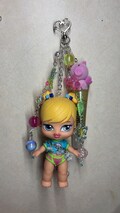 Handmade Bratz Babyz Chloe Keychain with Glitter Lip Gloss