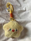Cute Plush Star Keychain Bag Charm, Kawaii Star Plush Pendant, Soft Star Plushie Key Ring, Purse Backpack Accessory, Gift for Girls